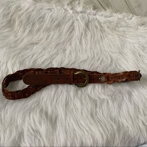 American Eagle Braided Genuine Leather Belt